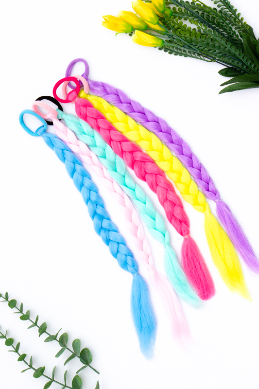 Кольорові коси фосфорні (світяться у темряві)